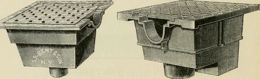 An illustration from Catalogue of improved and patented stable fittings and fixtures, brass, bronzed and nickel plated; poultry yard appliances, dog kennels, door and window guards, &c., &c., 1886, leaf 83
