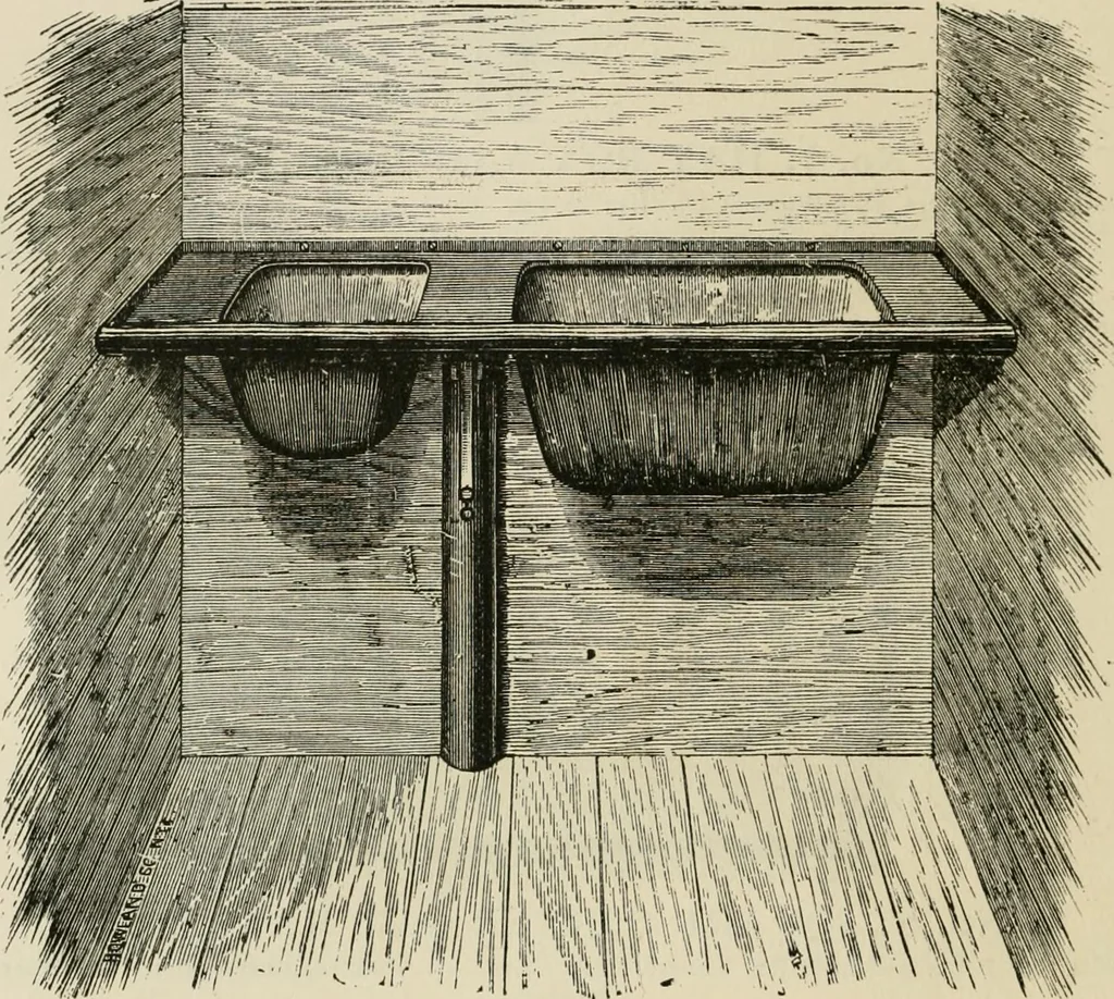 An illustration from Catalogue of improved and patented stable fittings and fixtures, brass, bronzed and nickel plated; poultry yard appliances, dog kennels, door and window guards, &c., &c., 1886, leaf 9