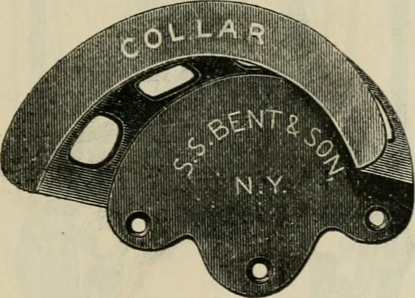 An illustration from Catalogue of improved and patented stable fittings and fixtures, brass, bronzed and nickel plated; poultry yard appliances, dog kennels, door and window guards, &c., &c., 1886, leaf 90