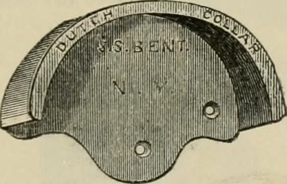An illustration from Catalogue of improved and patented stable fittings and fixtures, brass, bronzed and nickel plated; poultry yard appliances, dog kennels, door and window guards, &c., &c., 1886, leaf 94