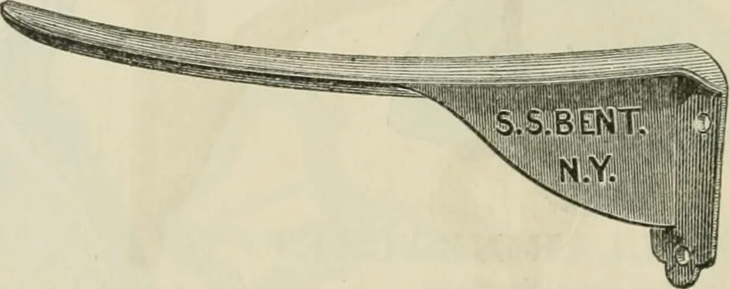 An illustration from Catalogue of improved and patented stable fittings and fixtures, brass, bronzed and nickel plated; poultry yard appliances, dog kennels, door and window guards, &c., &c., 1886, leaf 95