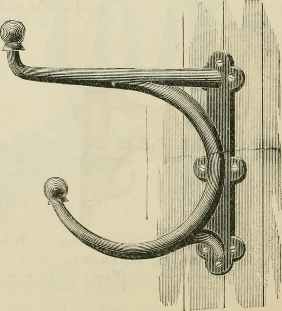 An illustration from Catalogue of improved and patented stable fittings and fixtures, brass, bronzed and nickel plated; poultry yard appliances, dog kennels, door and window guards, &c., &c., 1886, leaf 95