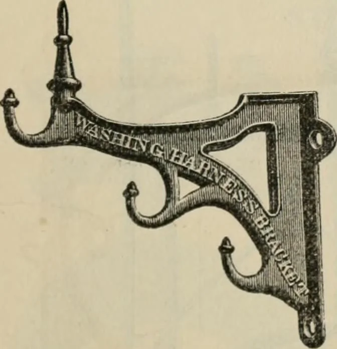An illustration from Catalogue of improved and patented stable fittings and fixtures, brass, bronzed and nickel plated; poultry yard appliances, dog kennels, door and window guards, &c., &c., 1886, leaf 96