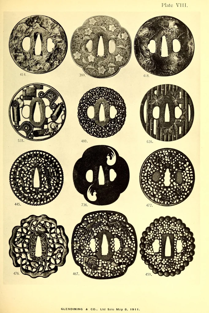 An illustration from Catalogue of a Japanese collection : the property of J.C. Hawkshaw, esq., M.A., of Hollycombe, Liphook, 1911, leaf 115