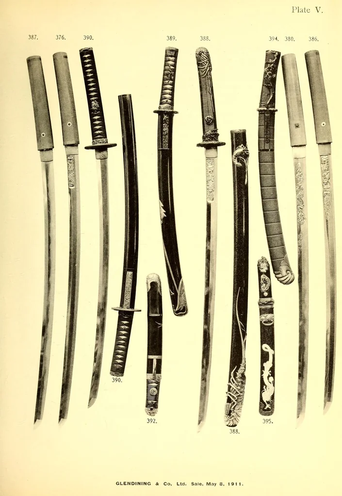 An illustration from Catalogue of a Japanese collection : the property of J.C. Hawkshaw, esq., M.A., of Hollycombe, Liphook, 1911, leaf 61