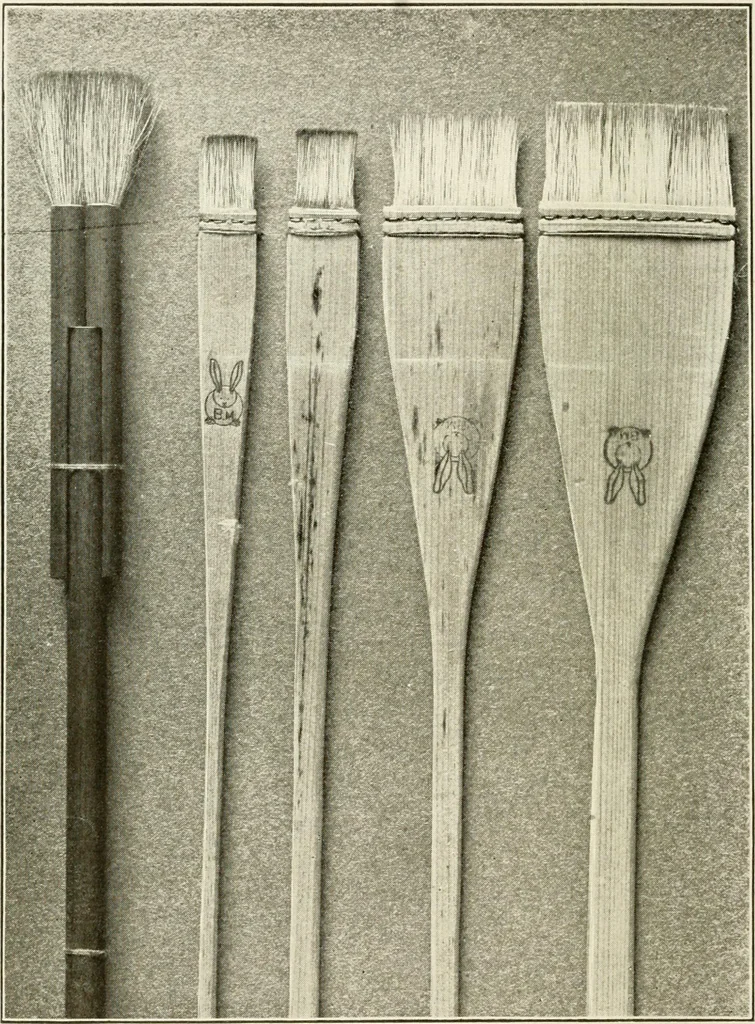 An illustration from Catalogue of Japanese artists' materials / Bunkio Matsuki., 1904, leaf 15