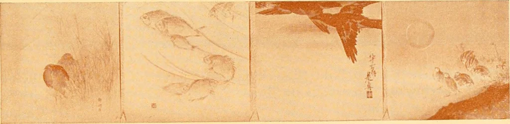 An illustration from Catalogue of Japanese artists' materials / Bunkio Matsuki., 1908, leaf 18