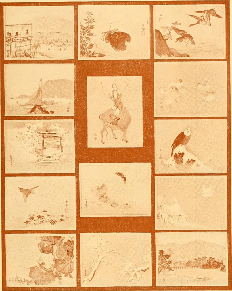 An illustration from Catalogue of Japanese artists' materials / Bunkio Matsuki., 1908, leaf 26