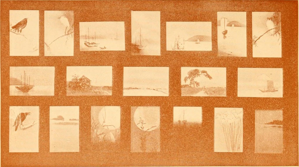 An illustration from Catalogue of Japanese artists' materials / Bunkio Matsuki., 1908, leaf 33