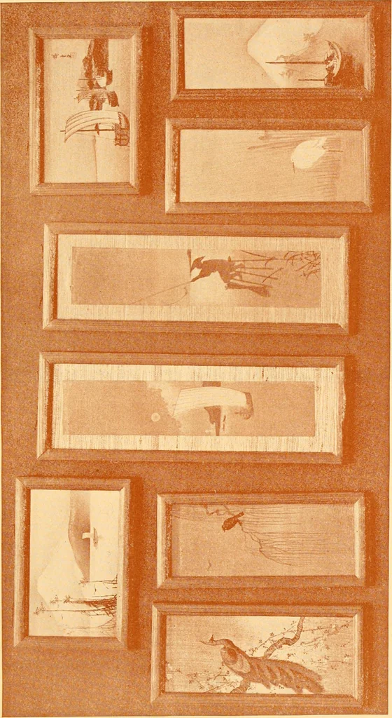 An illustration from Catalogue of Japanese artists' materials / Bunkio Matsuki., 1908, leaf 34