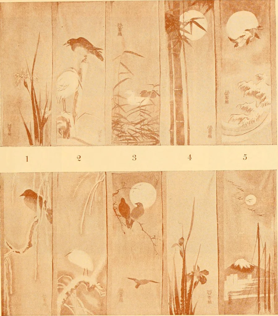 An illustration from Catalogue of Japanese artists' materials / Bunkio Matsuki., 1908, leaf 38