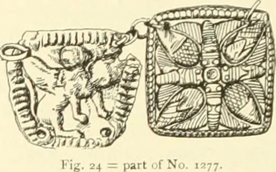 An illustration from Catalogue of the jewellery, Greek, Etruscan, and Roman, in the departments of antiquities, British Museum, 1911, leaf 179