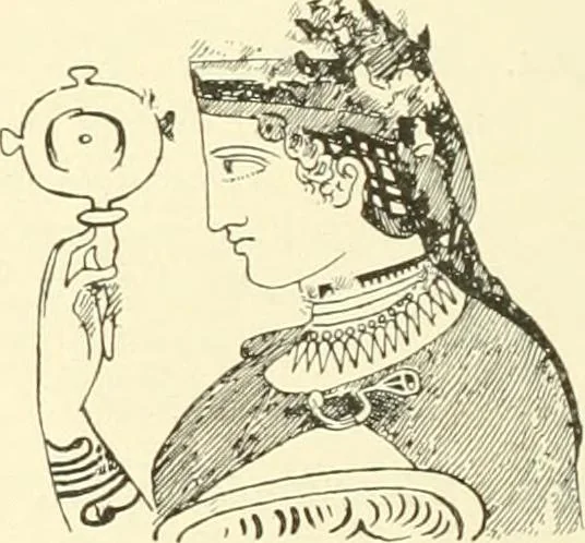 An illustration from Catalogue of the jewellery, Greek, Etruscan, and Roman, in the departments of antiquities, British Museum, 1911, leaf 201