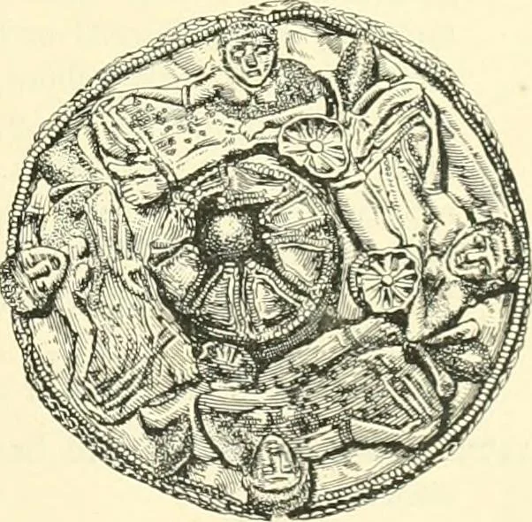 An illustration from Catalogue of the jewellery, Greek, Etruscan, and Roman, in the departments of antiquities, British Museum, 1911, leaf 214