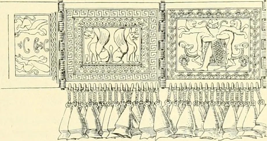 An illustration from Catalogue of the jewellery, Greek, Etruscan, and Roman, in the departments of antiquities, British Museum, 1911, leaf 230