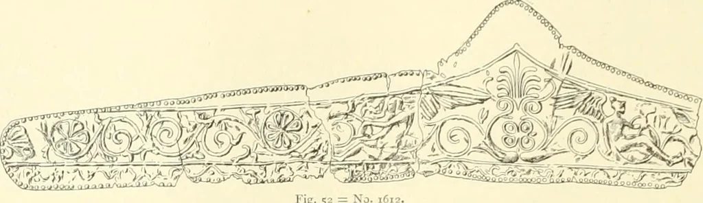 An illustration from Catalogue of the jewellery, Greek, Etruscan, and Roman, in the departments of antiquities, British Museum, 1911, leaf 239