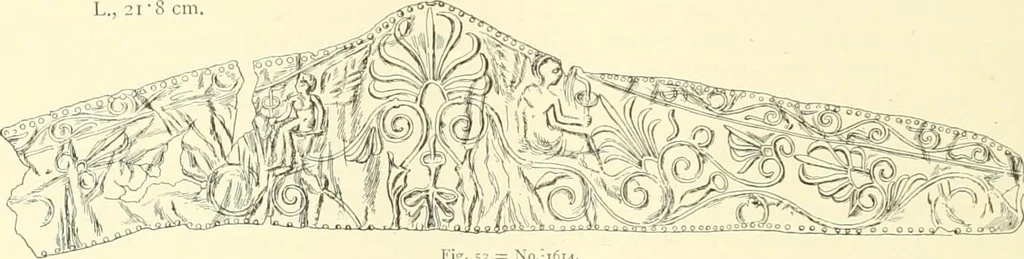 An illustration from Catalogue of the jewellery, Greek, Etruscan, and Roman, in the departments of antiquities, British Museum, 1911, leaf 239