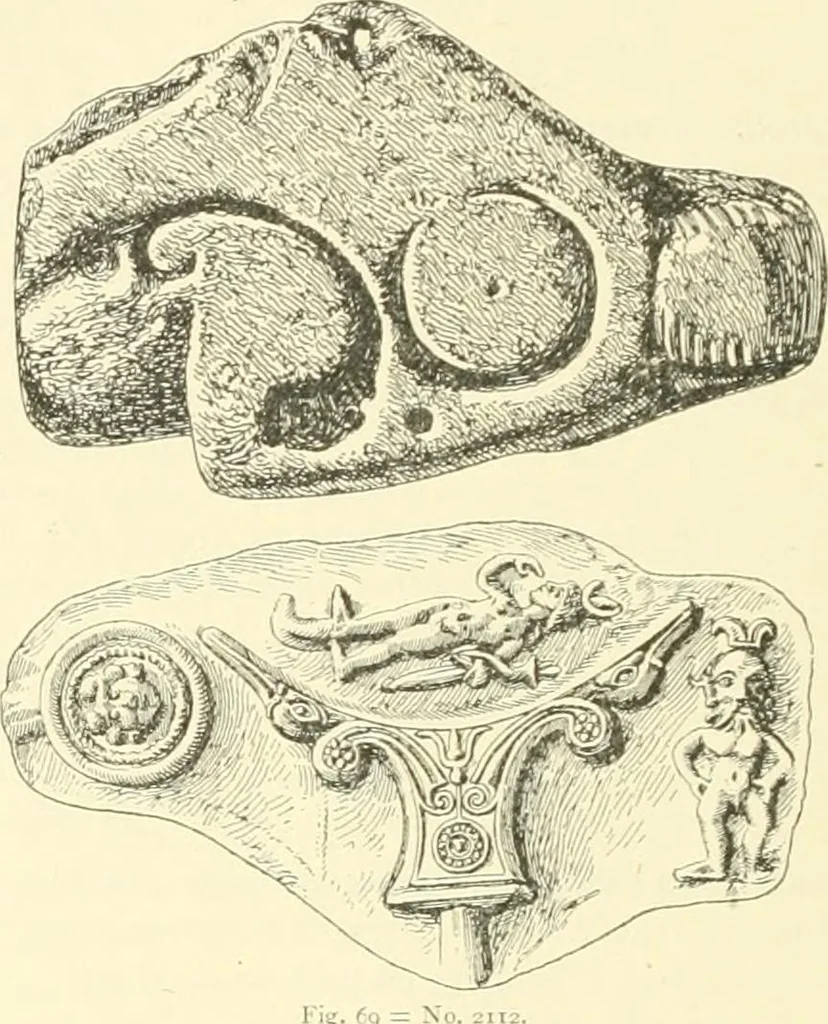 An illustration from Catalogue of the jewellery, Greek, Etruscan, and Roman, in the departments of antiquities, British Museum, 1911, leaf 307