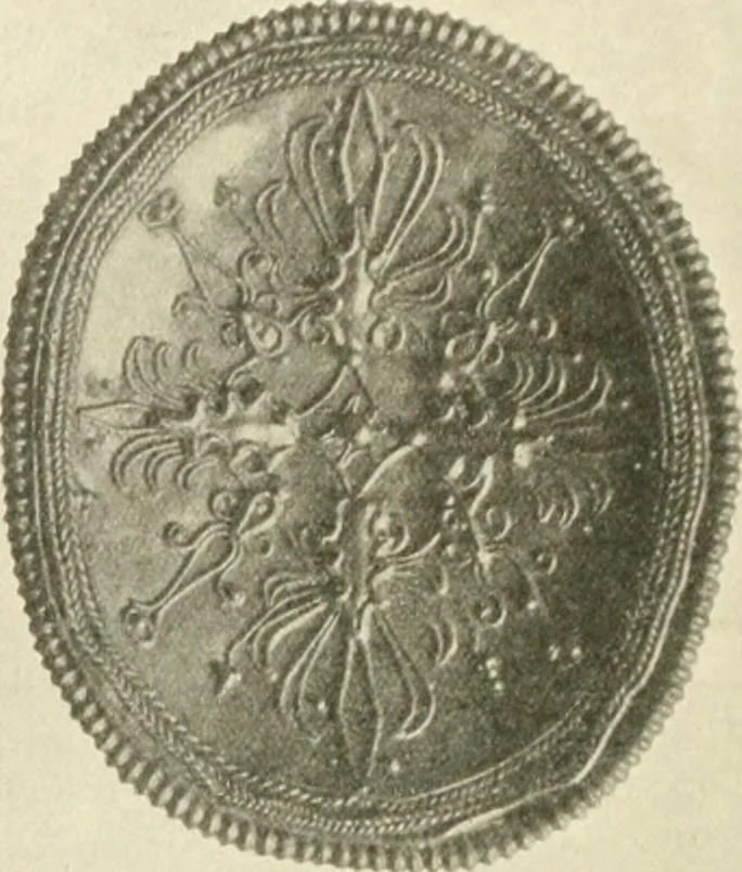 An illustration from Catalogue of the jewellery, Greek, Etruscan, and Roman, in the departments of antiquities, British Museum, 1911, leaf 309