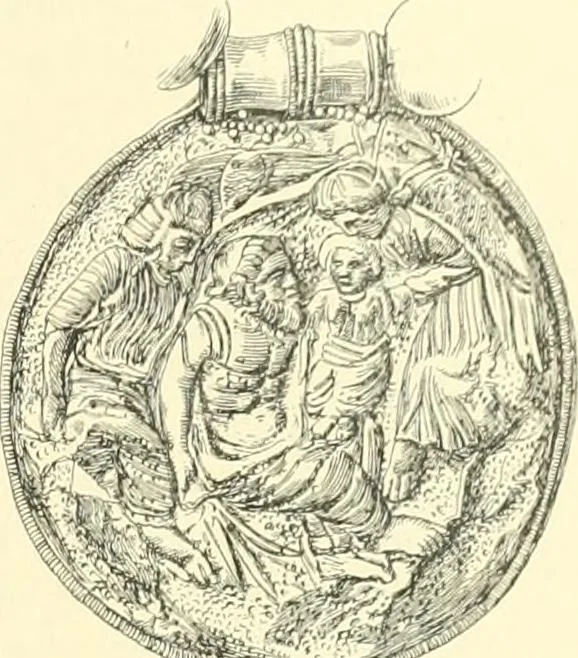 An illustration from Catalogue of the jewellery, Greek, Etruscan, and Roman, in the departments of antiquities, British Museum, 1911, leaf 330