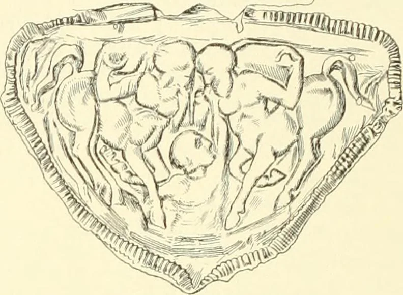 An illustration from Catalogue of the jewellery, Greek, Etruscan, and Roman, in the departments of antiquities, British Museum, 1911, leaf 333