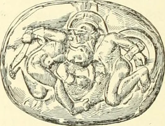 An illustration from Catalogue of the jewellery, Greek, Etruscan, and Roman, in the departments of antiquities, British Museum, 1911, leaf 337