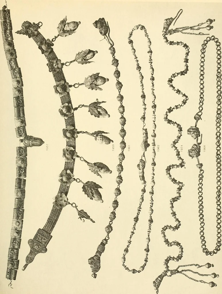 An illustration from Catalogue of the jewellery, Greek, Etruscan, and Roman, in the departments of antiquities, British Museum, 1911, leaf 538