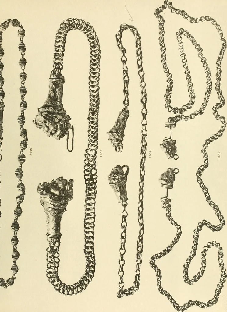 An illustration from Catalogue of the jewellery, Greek, Etruscan, and Roman, in the departments of antiquities, British Museum, 1911, leaf 540