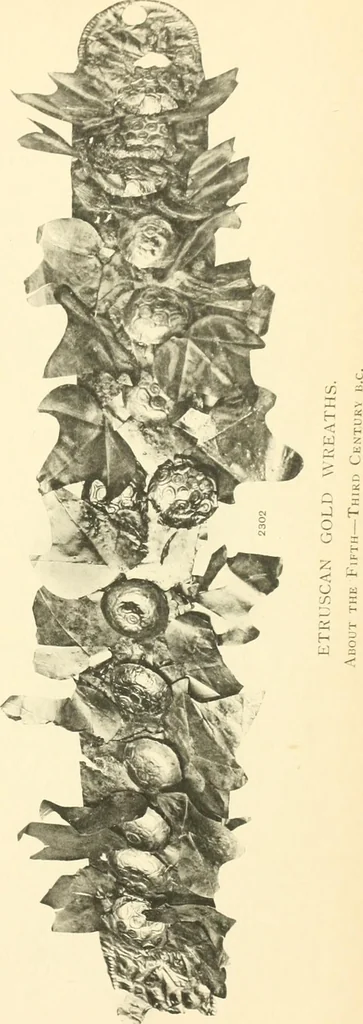 An illustration from Catalogue of the jewellery, Greek, Etruscan, and Roman, in the departments of antiquities, British Museum, 1911, leaf 562