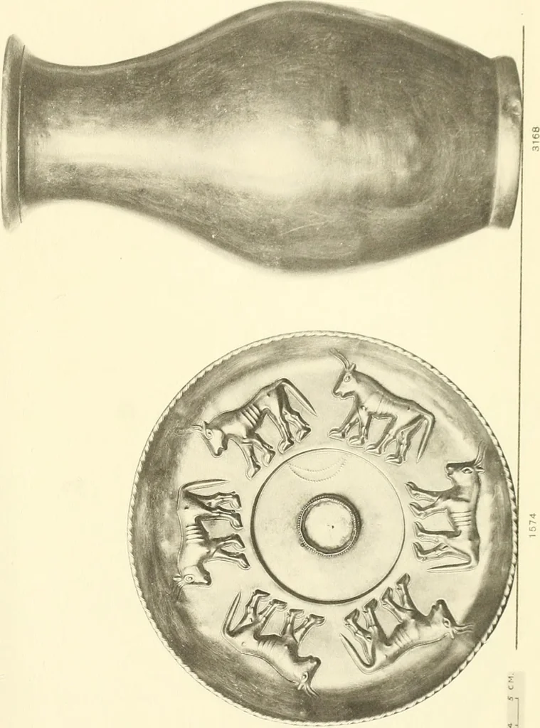 An illustration from Catalogue of the jewellery, Greek, Etruscan, and Roman, in the departments of antiquities, British Museum, 1911, leaf 612