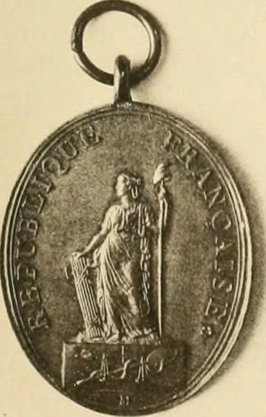 An illustration from Catalogue of mediæval & later antiquities contained in the Mayer Museum, including the Mather collection of miniatures and medals relating to the Bonaparte family, 1883, leaf 122