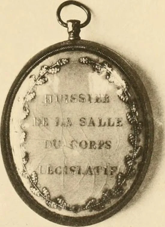 An illustration from Catalogue of mediæval & later antiquities contained in the Mayer Museum, including the Mather collection of miniatures and medals relating to the Bonaparte family, 1883, leaf 122