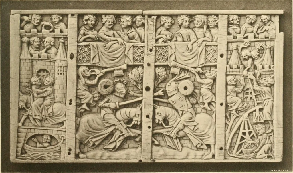 An illustration from Catalogue of mediæval & later antiquities contained in the Mayer Museum, including the Mather collection of miniatures and medals relating to the Bonaparte family, 1883, leaf 58