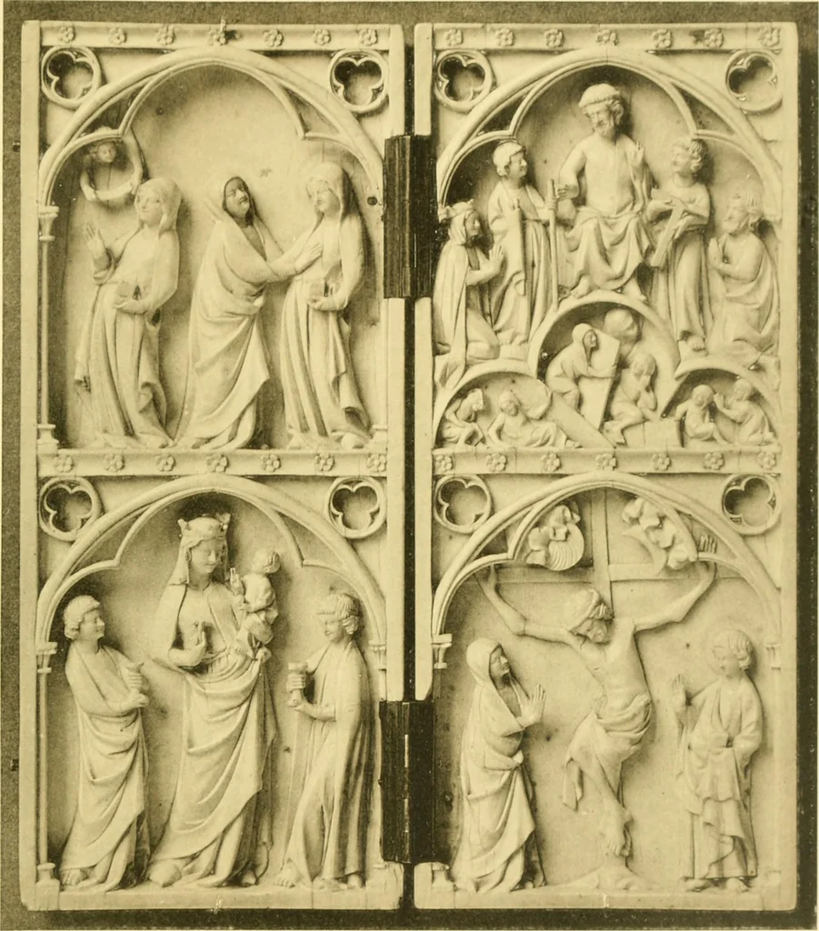 An illustration from Catalogue of the mediaeval ivories, enamels, jewellery, gems and miscellaneous objects bequeathed to the museum by Frank McClean, 1912, leaf 160