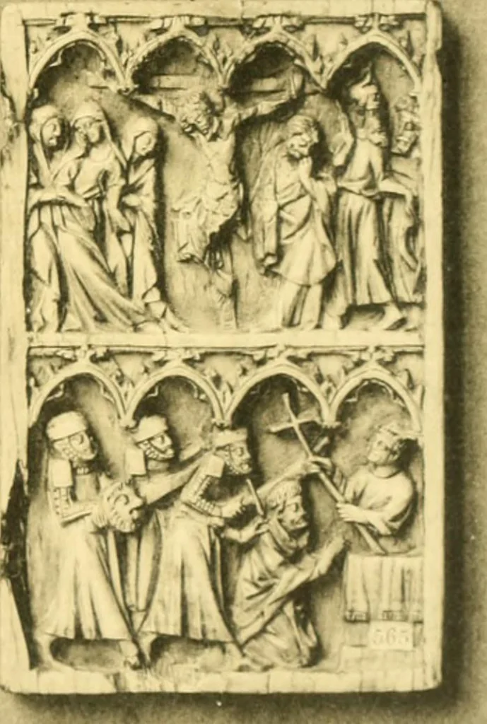 An illustration from Catalogue of the mediaeval ivories, enamels, jewellery, gems and miscellaneous objects bequeathed to the museum by Frank McClean, 1912, leaf 162