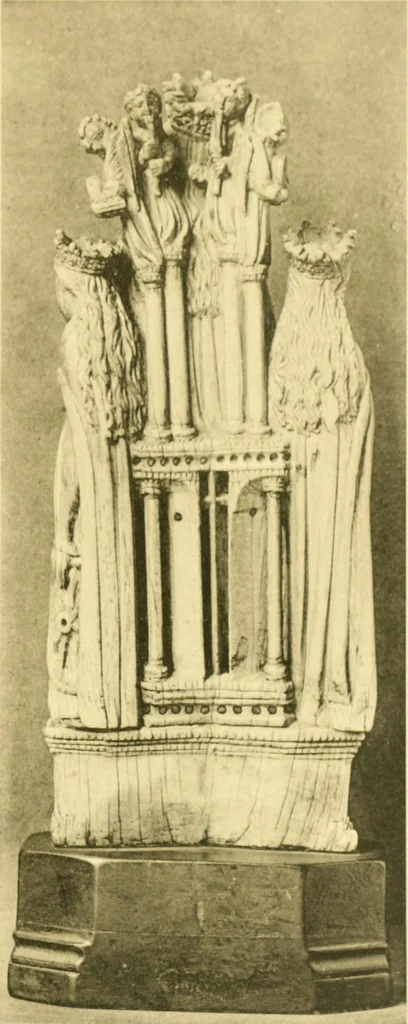 An illustration from Catalogue of the mediaeval ivories, enamels, jewellery, gems and miscellaneous objects bequeathed to the museum by Frank McClean, 1912, leaf 164