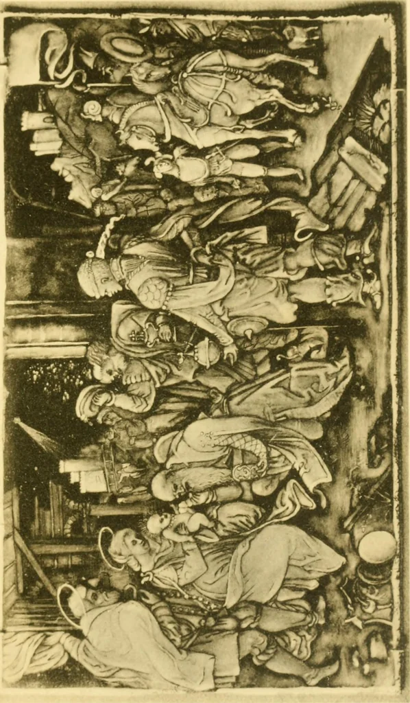 An illustration from Catalogue of the mediaeval ivories, enamels, jewellery, gems and miscellaneous objects bequeathed to the museum by Frank McClean, 1912, leaf 184