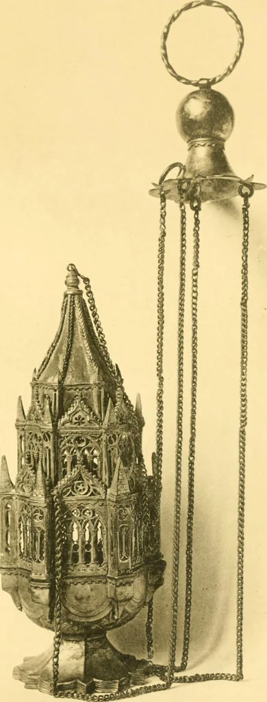 An illustration from Catalogue of the mediaeval ivories, enamels, jewellery, gems and miscellaneous objects bequeathed to the museum by Frank McClean, 1912, leaf 194