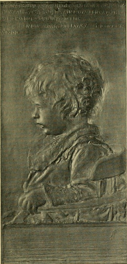 An illustration from Catalogue of a Memorial exhibition of the works of Augustus Saint-Gaudens, April twenty-ninth through June thirtieth, nineteen hundred and nine, 1909, leaf 38
