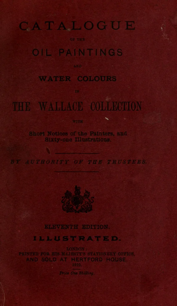 An illustration from Catalogue of the oil paintings and water colours in the Wallace collection with short notices of the painters, 1910, leaf 4