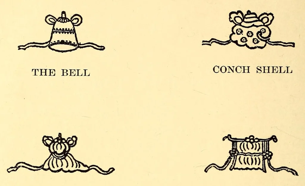 An illustration from Catalogue of Old Chinese Rugs, Brocades and Embroideries Bolts of Rare Silk and a few Decorative Paintings : Gathered in Peking by Frederick Moore of Peking and New York, 1917, leaf 14