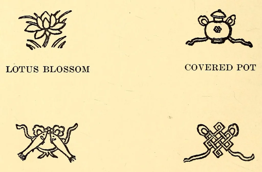 An illustration from Catalogue of Old Chinese Rugs, Brocades and Embroideries Bolts of Rare Silk and a few Decorative Paintings : Gathered in Peking by Frederick Moore of Peking and New York, 1917, leaf 14