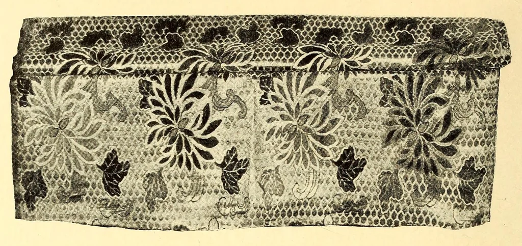 An illustration from Catalogue of Old Chinese Rugs, Brocades and Embroideries Bolts of Rare Silk and a few Decorative Paintings : Gathered in Peking by Frederick Moore of Peking and New York, 1917, leaf 72