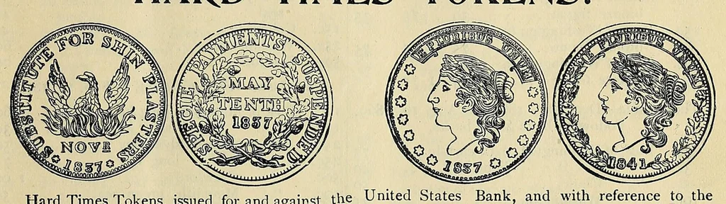 An illustration from Catalogue of old coins, stamps, curios, 1890, leaf 17