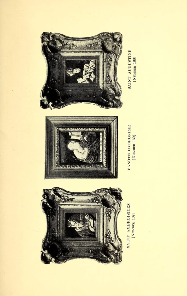 An illustration from Catalogue of Oriental Art : from the Collection of Mr. Vance Thompson of New York City. Rare Old China, Limoges Enamels, Embroideries, Samplers, Colonial Costumes, Screens, Chinese Carvings, Brooches, Bracelets, Laces, and Chinese Porcelains, 1916, leaf 23