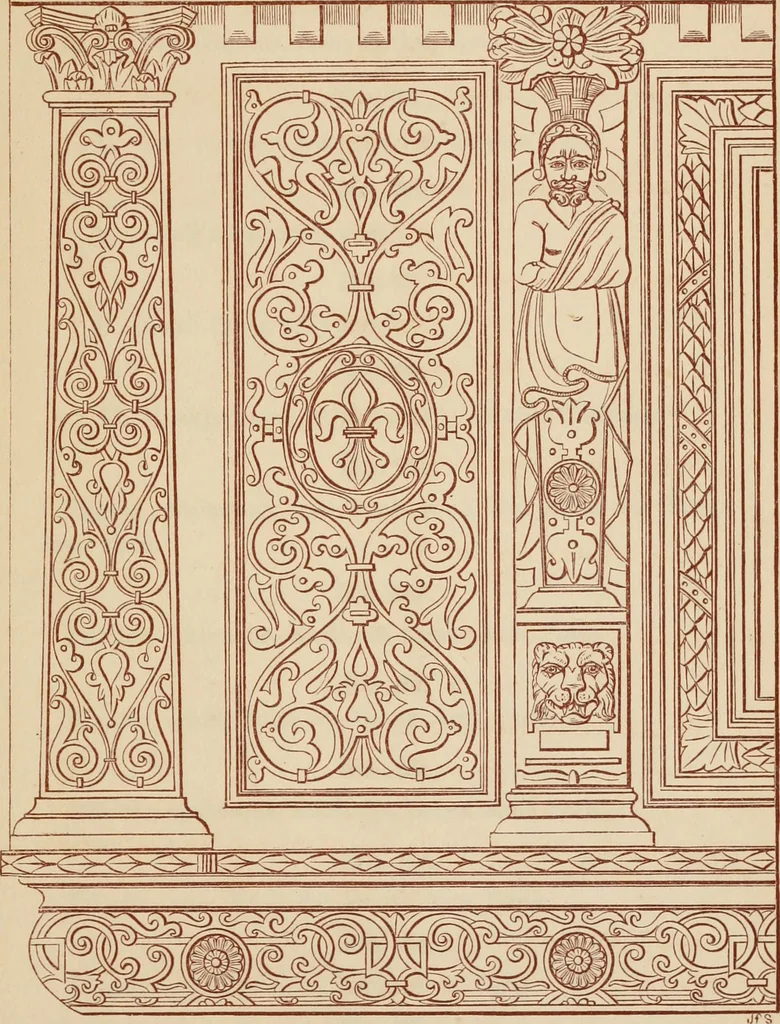 An illustration from Catalogue of ornamental casts in the possession of the Department, Third Division : the Renaissance styles, 1854, leaf 110