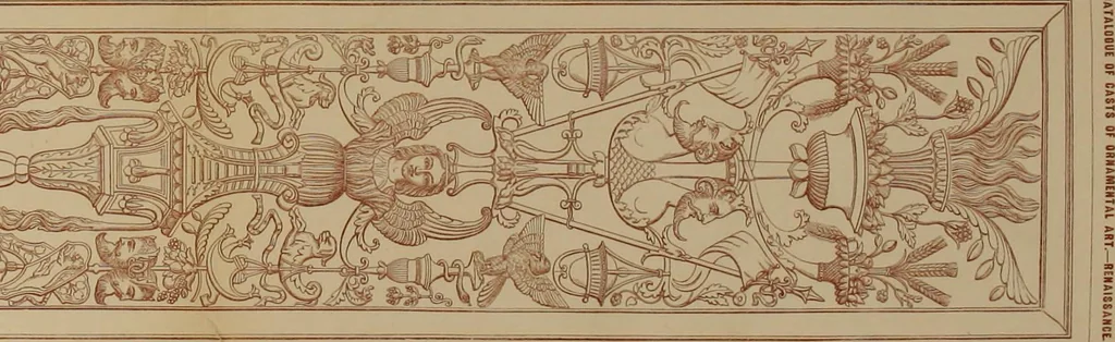 An illustration from Catalogue of ornamental casts in the possession of the Department, Third Division : the Renaissance styles, 1854, leaf 33