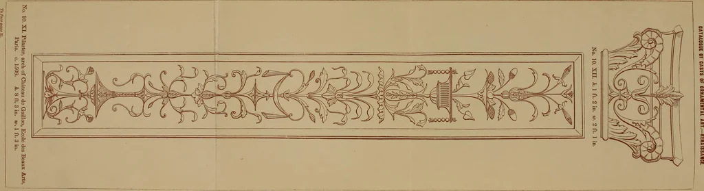 An illustration from Catalogue of ornamental casts in the possession of the Department, Third Division : the Renaissance styles, 1854, leaf 69