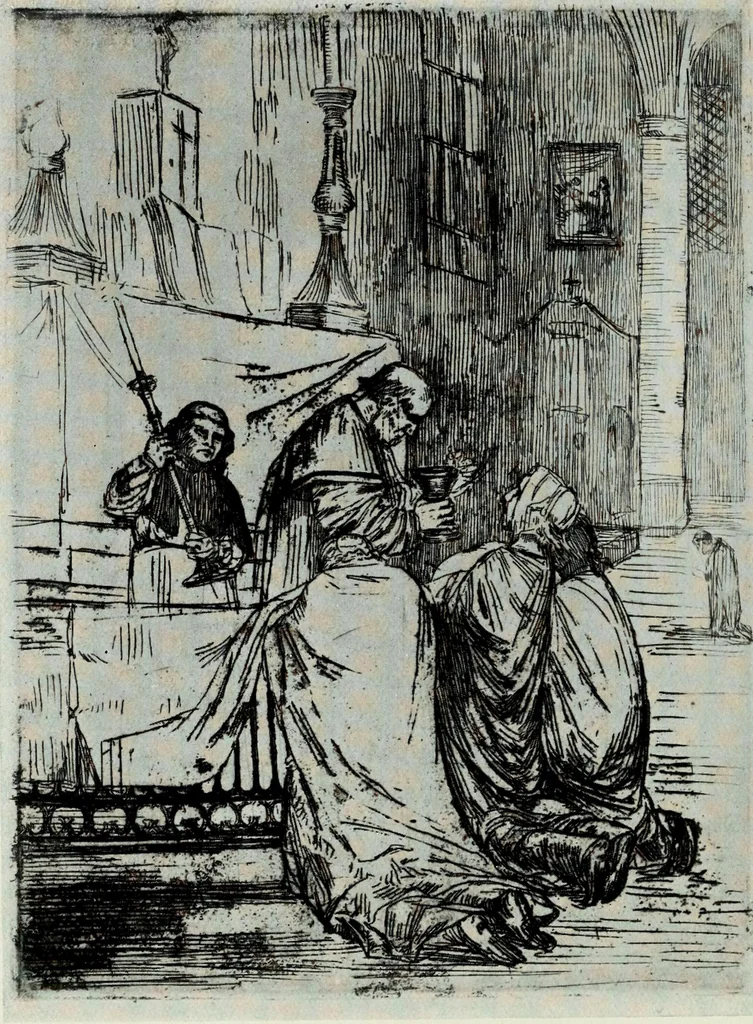 An illustration from A catalogue of paintings, drawings, etchings and lithographs, 1922, leaf 105