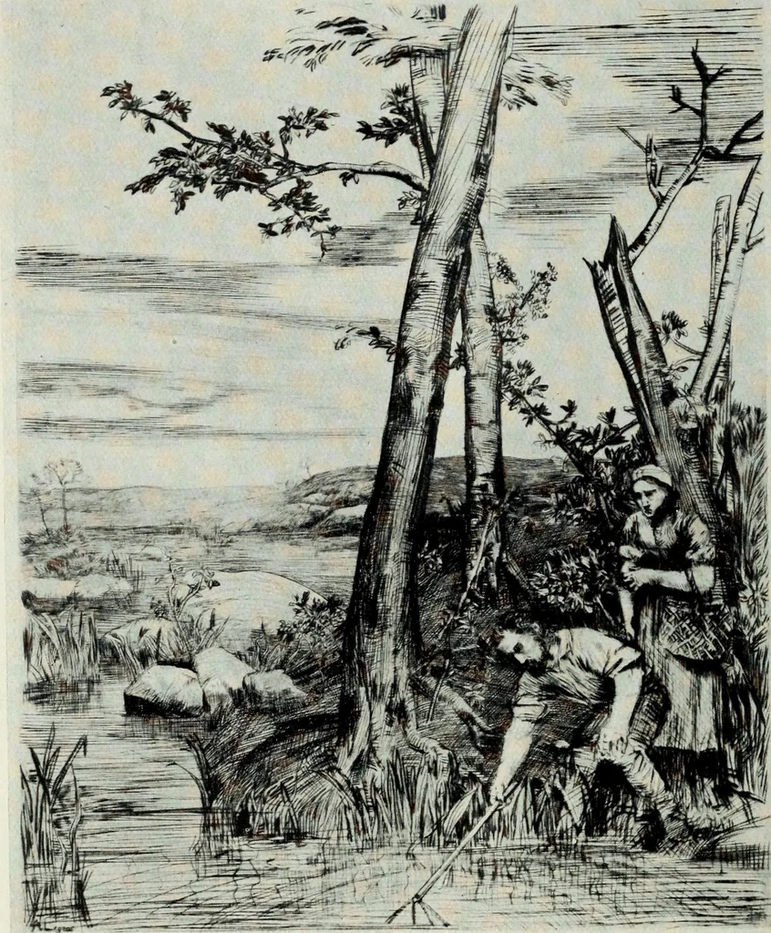 An illustration from A catalogue of paintings, drawings, etchings and lithographs, 1922, leaf 109